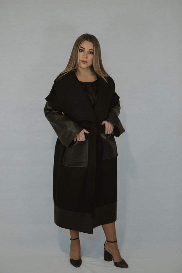 Cashmere/Wool blend Long coat